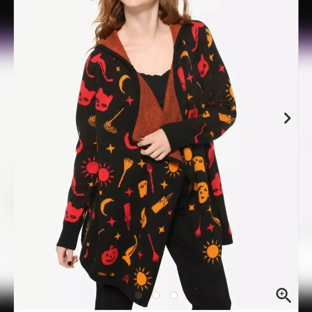 Hocus Pocus Her Universe Disney Danni Halloween Witch Cardigan/Costume Size Med - Picture 10 of 12